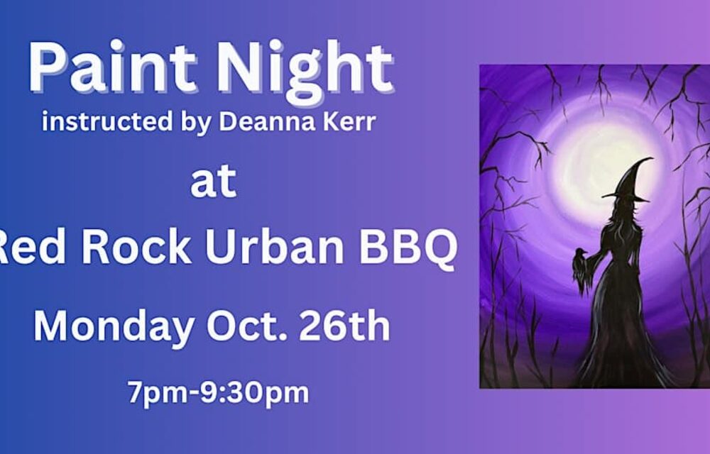 Paint Night at Red Rock Urban BBQ