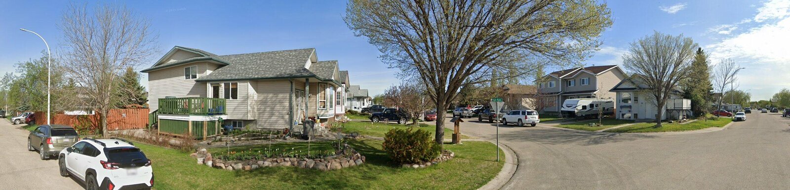 A street in Countryside, Grande Prairie