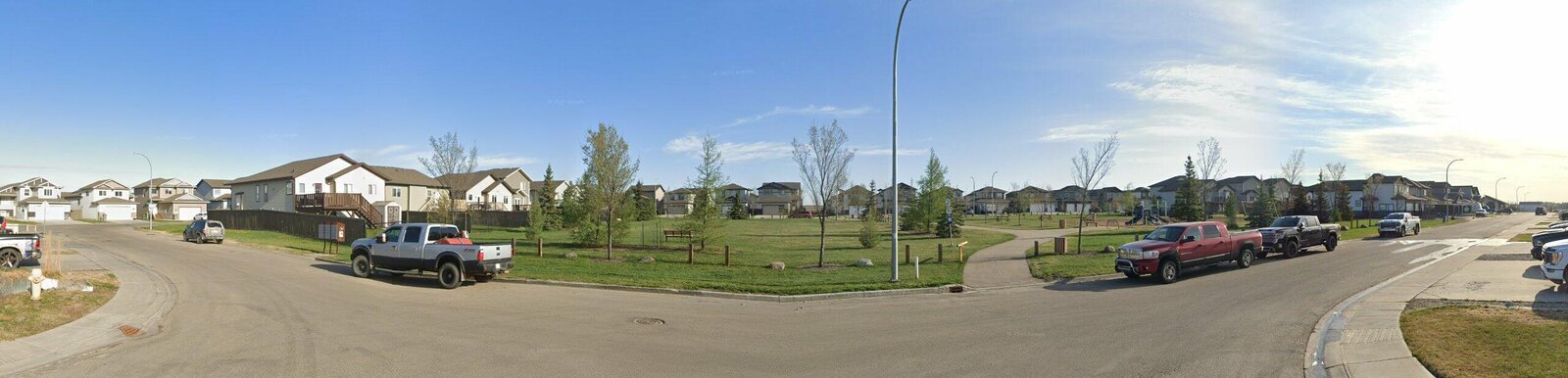 A street in Northridge, Grande Prairie