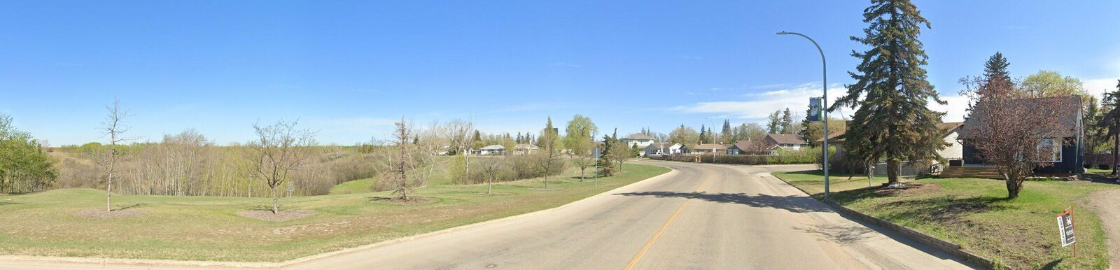 A street in Swanavon, Grande Prairie